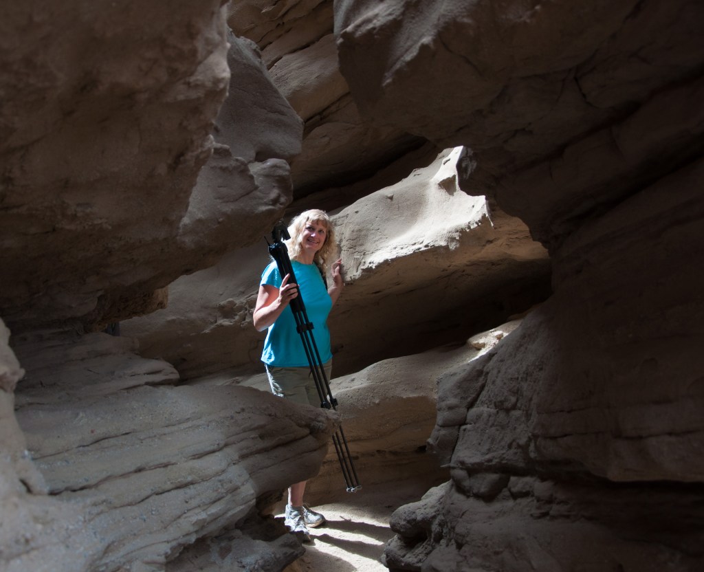 Water carved sandstone.