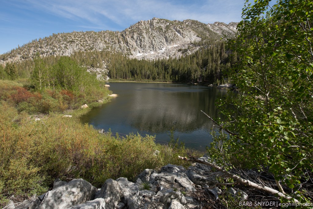 Our first view of the lake.