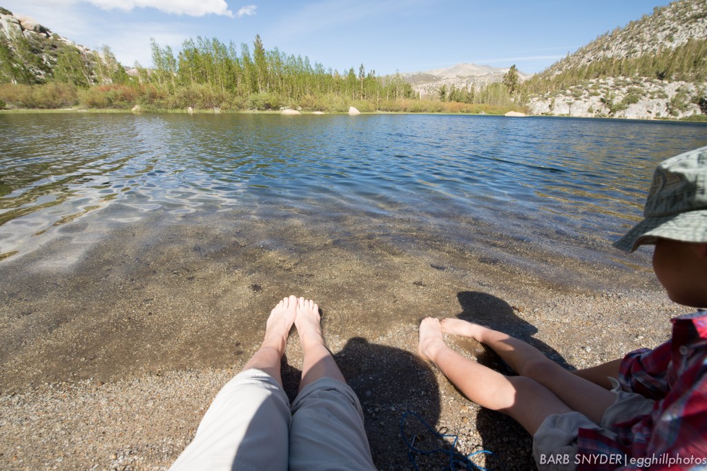 This is what we settled for instead of fishing. The water was frigid.