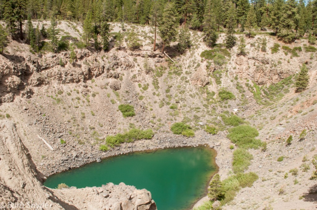 The lovely green color is caused by glacial melt and minerals.