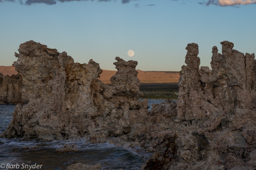 These shots of Mono Lake were taken on several different visits to this salty lake that supports brine shrimp and birds.