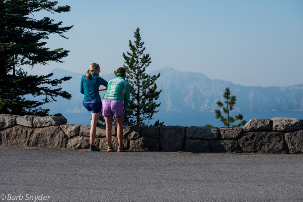 Taking in the scenery.