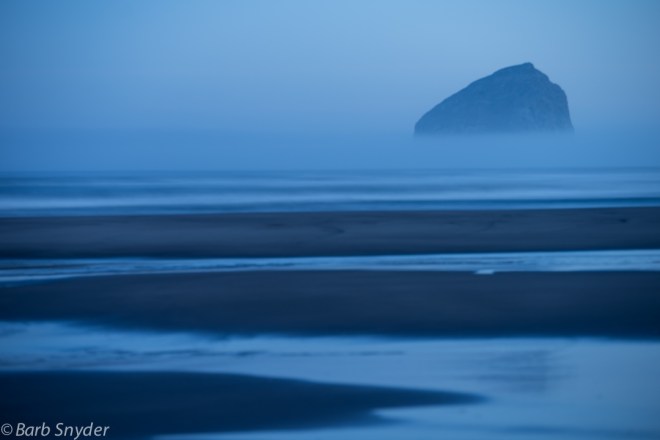 Misty morning.