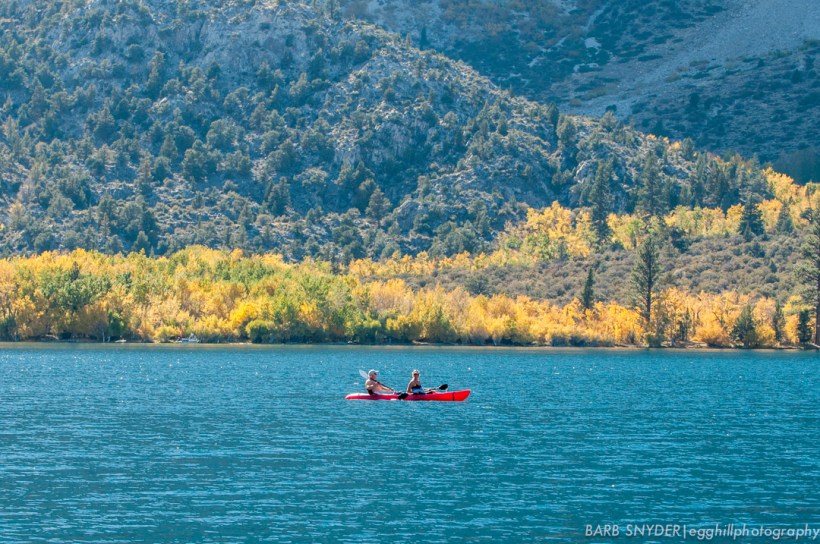 Convict Lake paddlers.